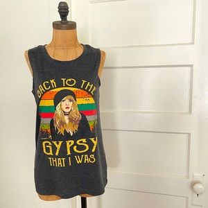 SHE’S A VIBE🌻 “Gypsy” Graphic Womans Tank/ Size Small